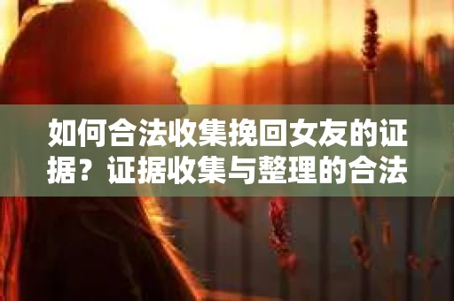 如何合法收集挽回女友的证据?证据收集与整理的合法策略怎么办? 如何合法收集挽回女友的证据?证据收集与整理的合法策略怎么办?