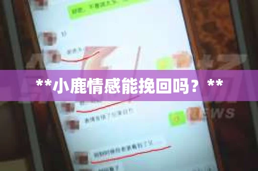 **小鹿情感能挽回吗？**