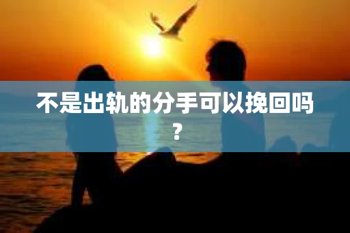 不是出轨的分手可以挽回吗？