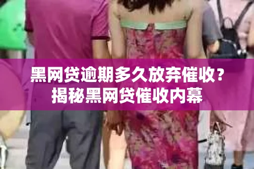 黑网贷逾期多久放弃催收？揭秘黑网贷催收内幕