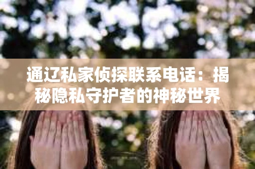 通辽私家侦探联系电话：揭秘隐私守护者的神秘世界