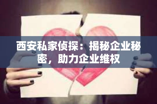 西安私家侦探：揭秘企业秘密，助力企业维权
