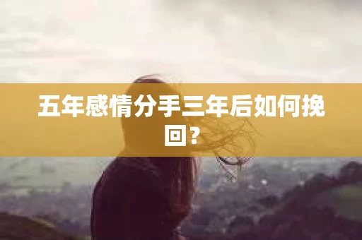 五年感情分手三年后如何挽回? 五年感情分手三年后如何挽回?