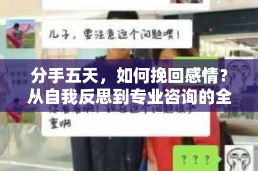 分手五天，如何挽回感情？从自我反思到专业咨询的全面解决方案