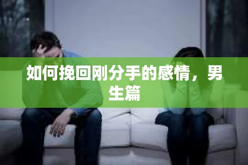 如何挽回刚分手的感情，男生篇